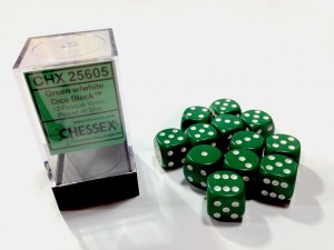 dice-12d6-set-opaque-green-w-white-8085